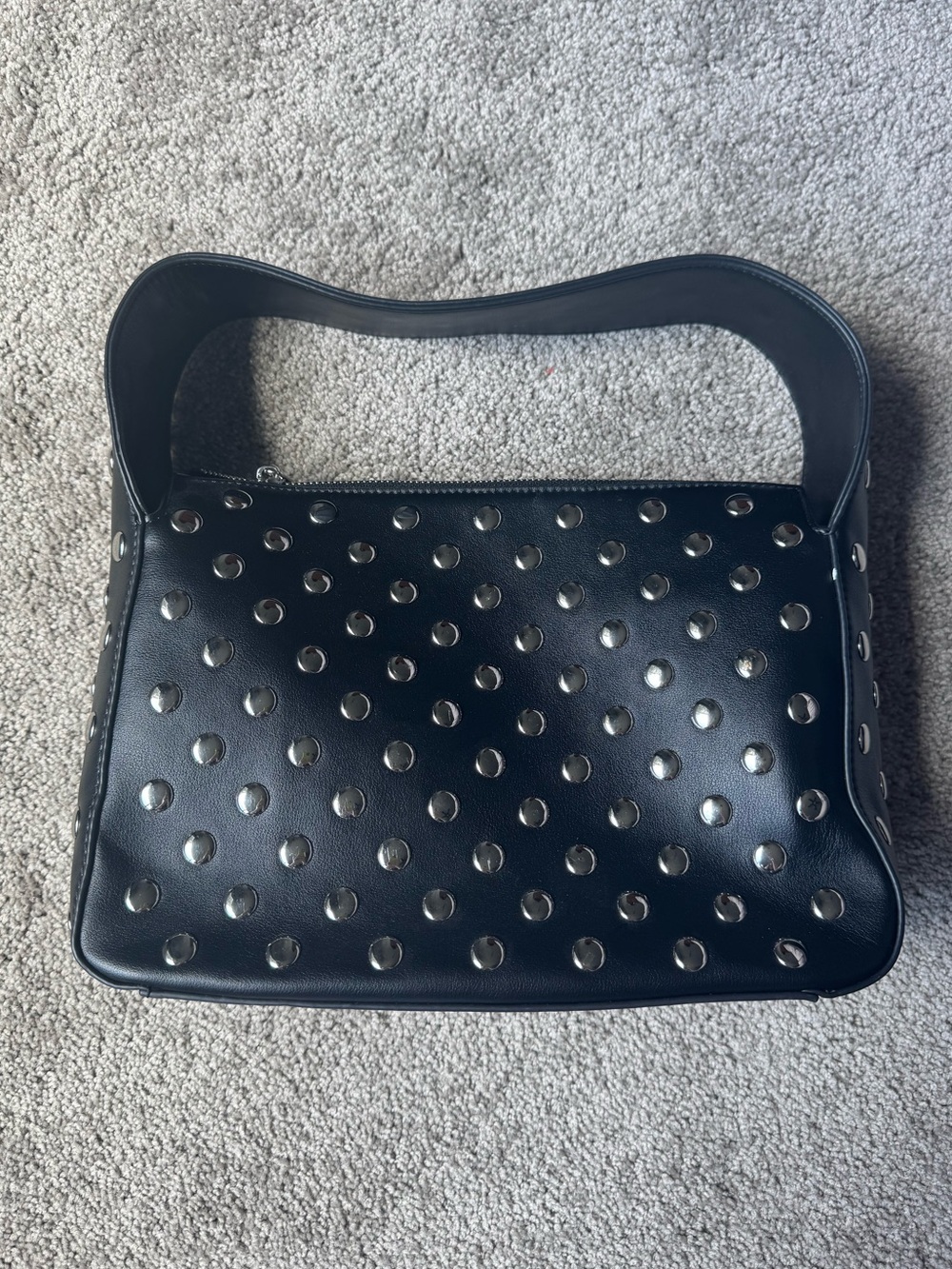 Tony Bianco Natty Black Studded Bag